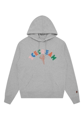 ICECREAM Conne-print hoodie - Grey