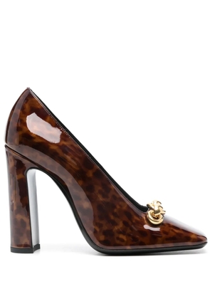 Saint Laurent Pre-Owned 110mm Swing pumps - Brown