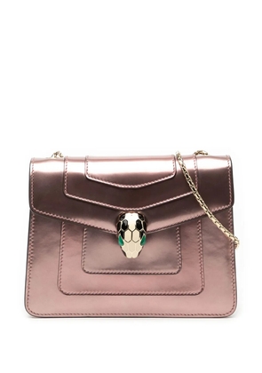 Bvlgari Pre-Owned 2010-2026 Small Patent Serpenti Forever crossbody bag - Pink