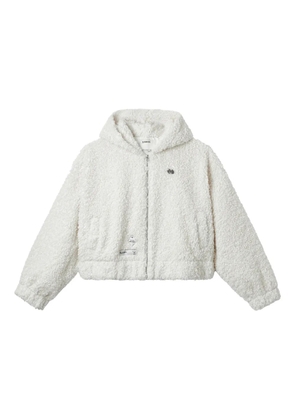 Musium Div. hooded zip jacket - White