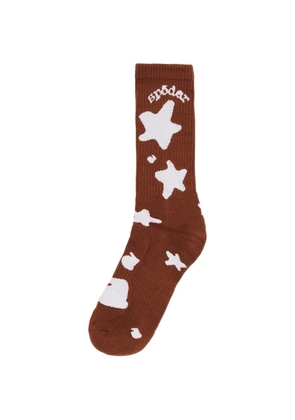 SP5DER Beluga star socks - Brown