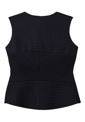 St. John houndstooth sleeveless tank top - Black