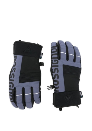 Rossignol logo-print gloves - Blue