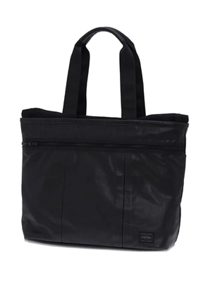 Porter-Yoshida & Co. leather top-handles tote bag - Black