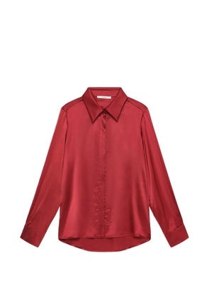 MALIPARMI long-sleeve buttoned shirt - Red