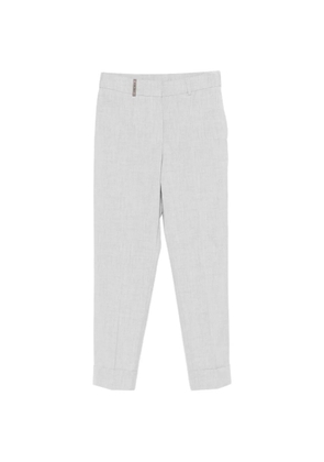 Peserico cuffed tailored trousers - Grey