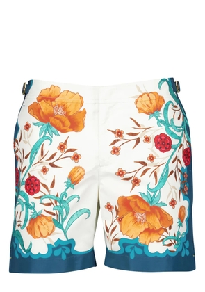 Orlebar Brown x La DoubleJ Bulldog swim shorts - White