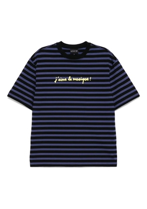 SPORT b. by agnès b. stripe T-shirt - Blue