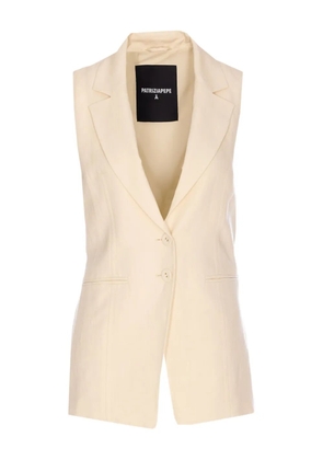 Patrizia Pepe cut-out waistcoat - Neutrals