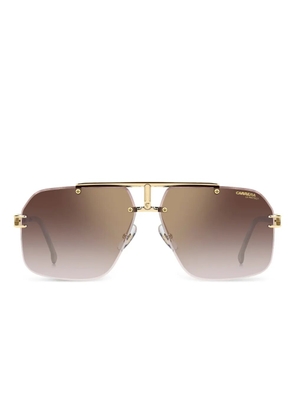Carrera geometric-frame sunglasses - Gold