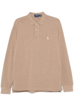 Polo Ralph Lauren Polo Pony-embroidery polo shirt - Brown