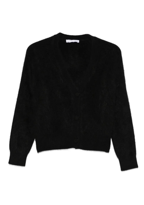 TABARONI CASHMERE button-front cardigan - Black