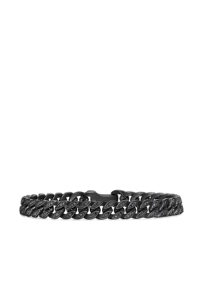 David Yurman Curb Chain diamond bracelet (8mm) - Black