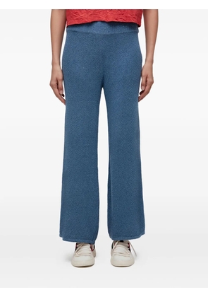 Osklen knit wide-leg trousers - Blue