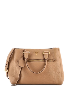 Prada Pre-Owned Front Pocket Convertible Tote Vitello Phenix Medium shoulder bag - Brown