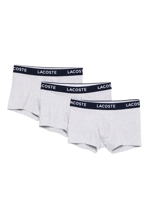 Lacoste three-pack cotton boxers - Grey