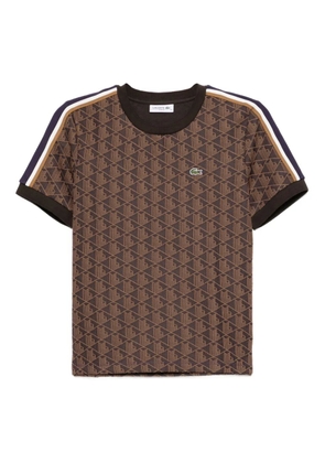 Lacoste monogram T-shirt - Brown