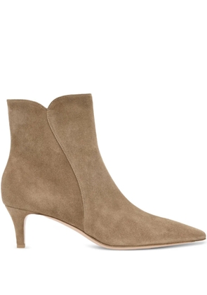Gianvito Rossi 55mm Levy boots - Brown