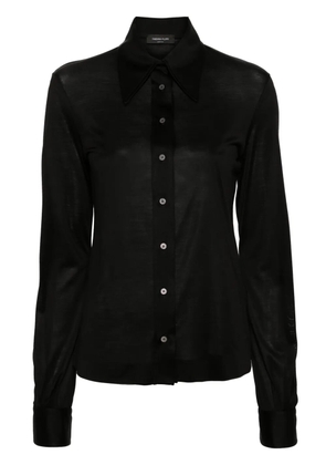 Fabiana Filippi silk jersey shirt - Black