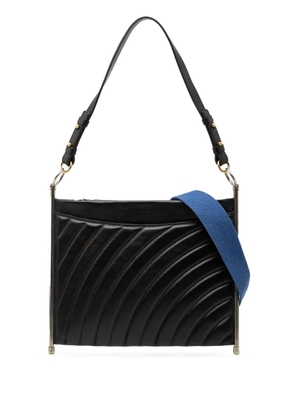 Chloé Pre-Owned 2018 Medium Quilted Smooth Calfskin Roy Clutch satchel - Black