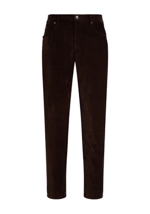 Dolce & Gabbana velvet trousers - Brown