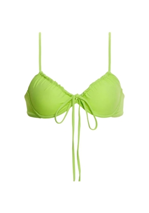 Agua Bendita tie underwire bikini top - Green