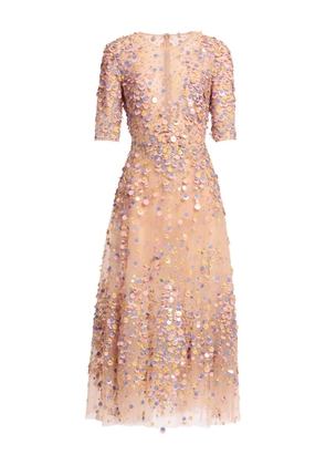 Elie Saab sequin-embellished mini dress - Pink