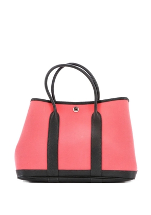 Hermès Pre-Owned Garden Party Toile and Leather 30 tote bag - Green