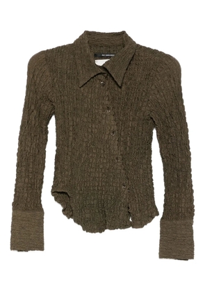 Song For The Mute distressed-effect shirt - Green