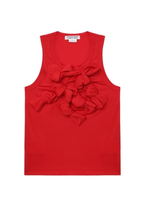 Comme Des Garçons Comme Des Garçons bow-embellished top - Red