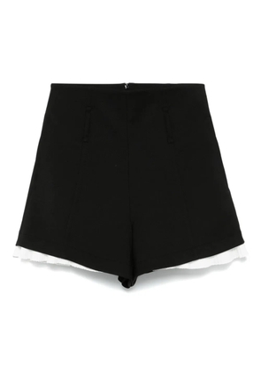 SANDRO high-waisted shorts - Black
