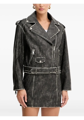 GUESS USA belted zip jacket - Grey