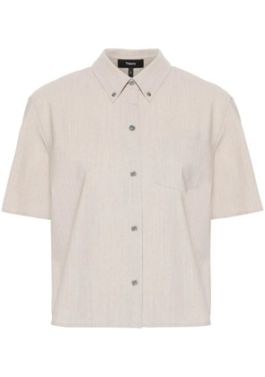 Theory mélange-effect shirt - Neutrals