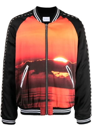 BLUE SKY INN graphic-print bomber jacket - Black