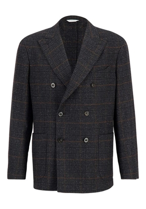 Boglioli double-breasted checked blazer - Grey