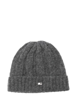Herno cable-knit beanie - Grey