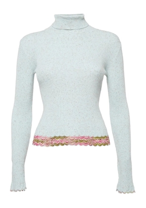 Missoni Pre-Owned ribbed-knit jumper - Blue