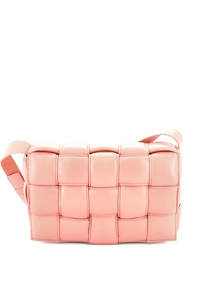 Bottega Veneta Pre-Owned Cassette Padded Maxi Intrecciato Leather crossbody bag - Neutrals