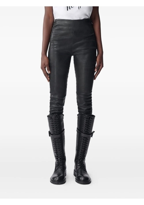 Ann Demeulemeester Florence leather leggings - Black