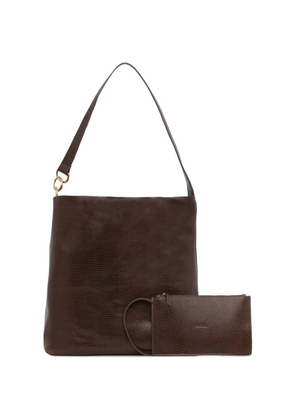 Sessùn large Vita Mia leather tote bag - Brown