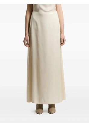 Peserico satin maxi skirt - Neutrals