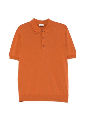 ETRO logo-embroidered polo shirt - Orange