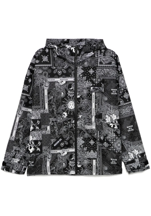 Musium Div. graphic-print windbreaker - Black