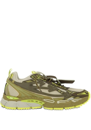 Off-White logo-detail sneakers - Green