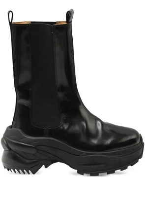 Maison Martin Margiela Pre-Owned ridged-sole leather boots - Black