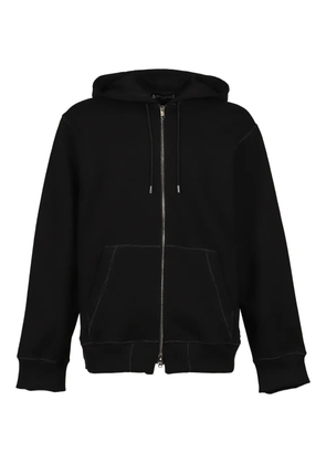 Mastermind World skull-embroidered zip-up hoodie - Black