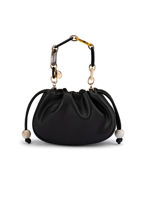 olga berg Mavis Top Handle Bag in Black.