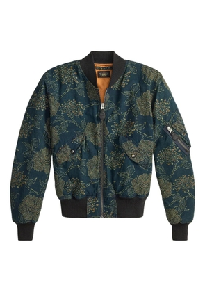 Ralph Lauren RRL floral bomber jacket - Blue