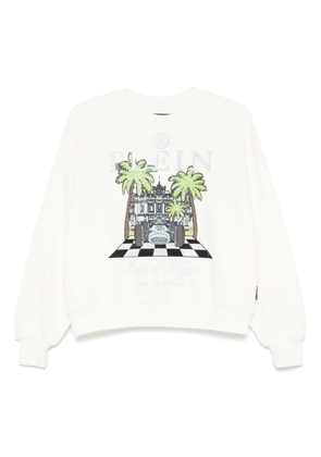 Philipp Plein New Port Beach Cut sweatshirt - White
