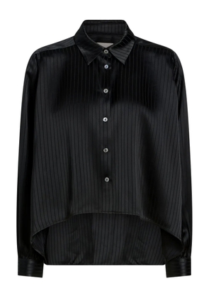 Cinq A Sept Georgia stripe top - Black